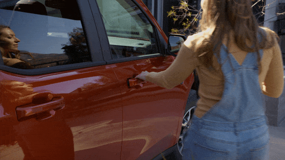 Ford Maverick Interior GIF